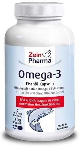 ЗейнФарма Omega-3 500 + E капс. №300 Производитель: Германия ZeinPharma GmbH